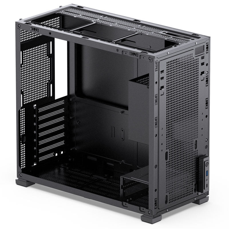 Jonsbo D41 Mesh ATX kabinett midtårn herdet glass svart - Jonsbo