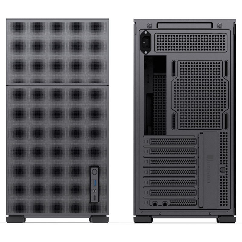 Jonsbo D41 Mesh ATX kabinett midtårn herdet glass svart - Jonsbo