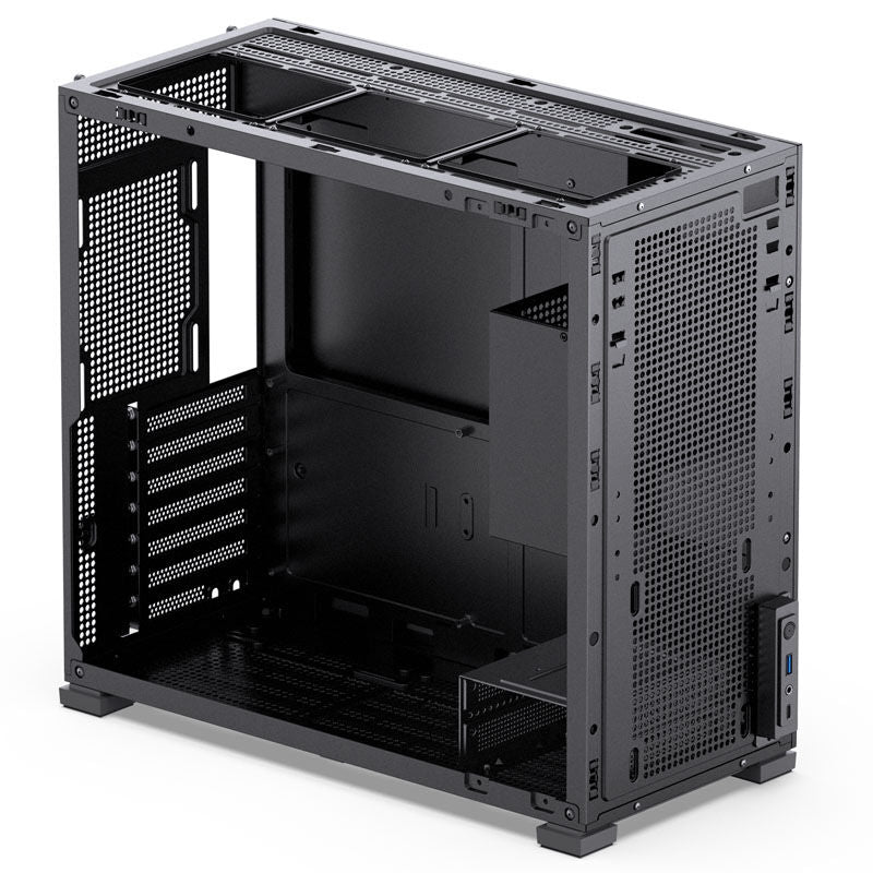 Jonsbo D41 Screen kabinett midtårn ATX herdet glass hvit - Jonsbo