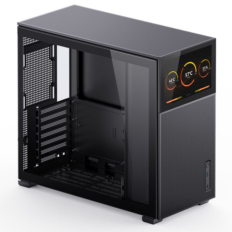 Jonsbo D41 MESH Screen kabinett midtårn ATX herdet glass hvit - Jonsbo