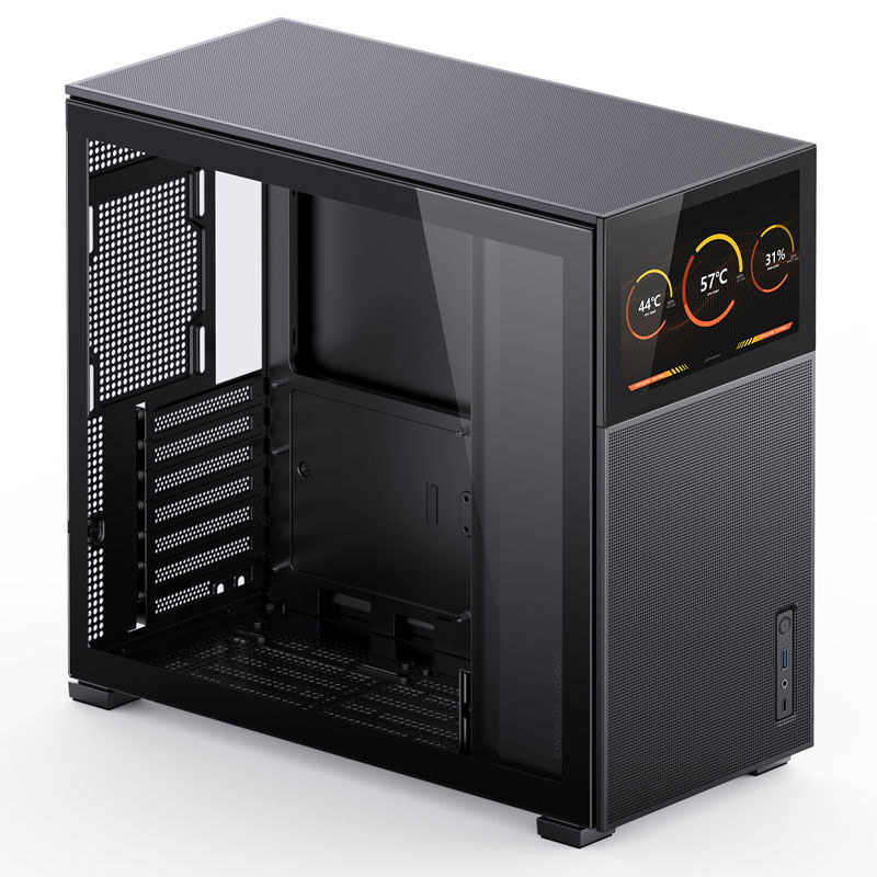 Jonsbo D41 MESH Screen kabinett midtårn ATX herdet glass hvit - Jonsbo