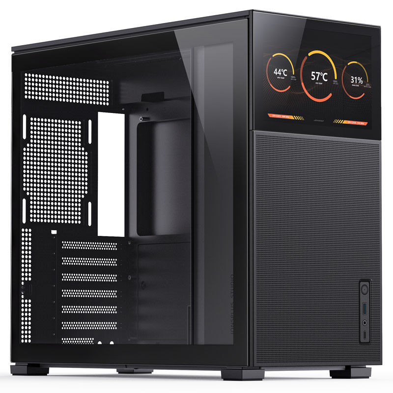 Jonsbo D41 MESH Screen kabinett midtårn ATX herdet glass hvit - Jonsbo