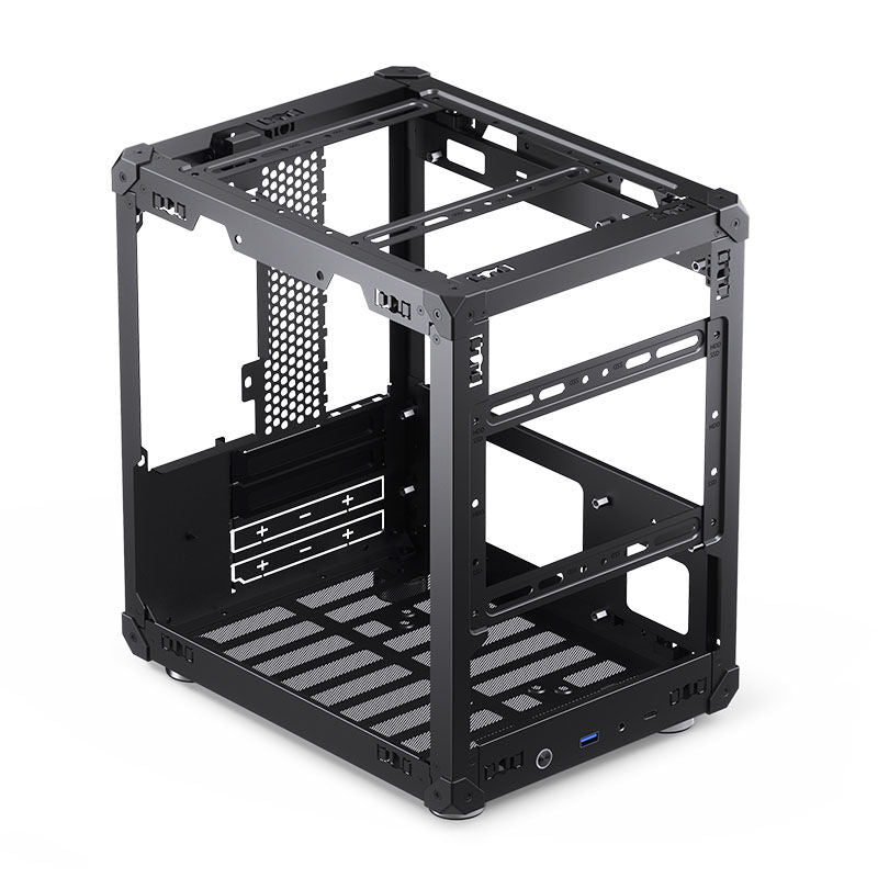 Jonsbo C6 kabinett minitårn Micro-ATX mesh svart - Jonsbo