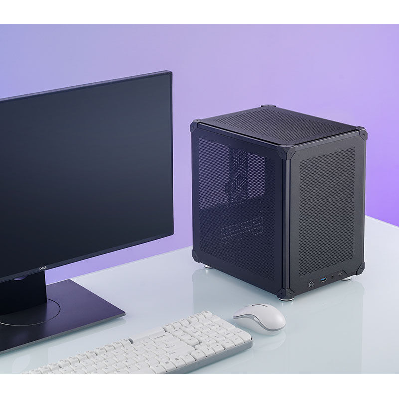 Jonsbo C6 kabinett minitårn Micro-ATX mesh svart - Jonsbo
