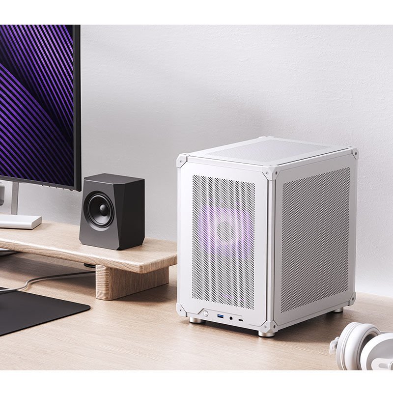 Jonsbo C6 kabinett minitårn Micro-ATX mesh svart - Jonsbo
