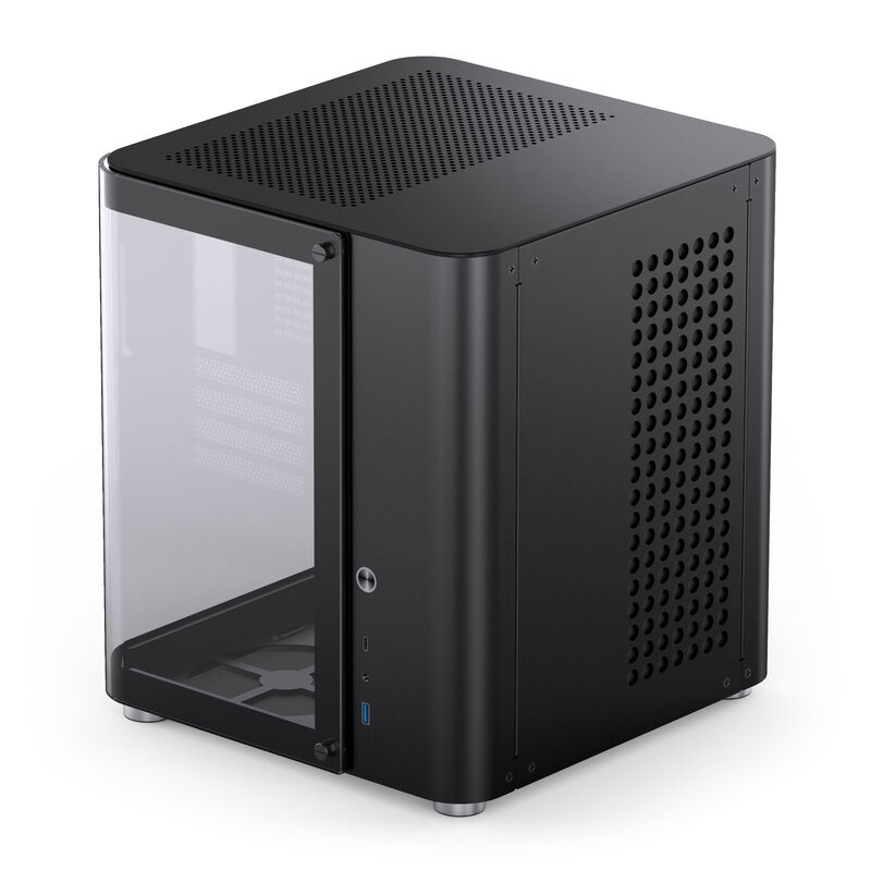 Jonsbo TK-1 2.0 kabinett Micro-ATX herdet glass svart - Jonsbo