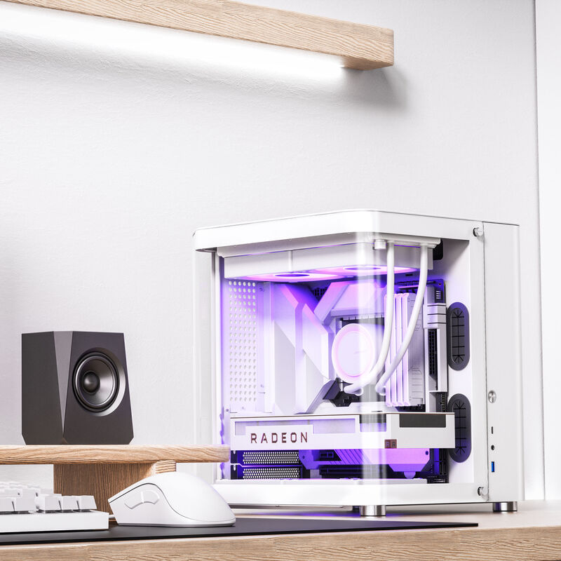 Jonsbo TK-1 2.0 kabinett Micro-ATX herdet glass svart - Jonsbo
