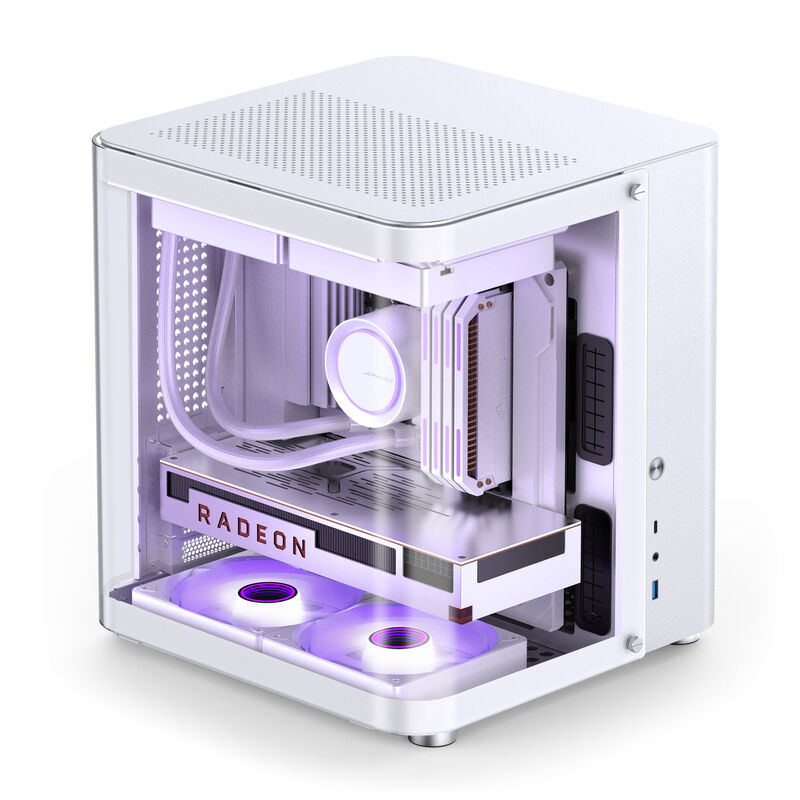 Jonsbo TK-1 2.0 kabinett Micro-ATX herdet glass svart - Jonsbo