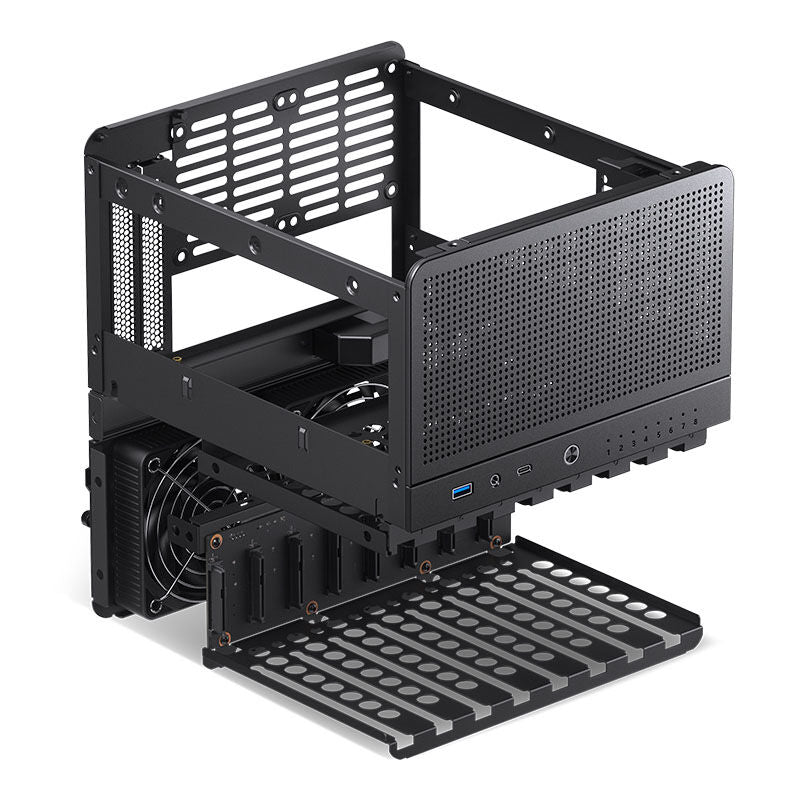 Jonsbo N3 NAS-kabinett Mini-ITX 8x 3,5" hot-swap svart - Jonsbo