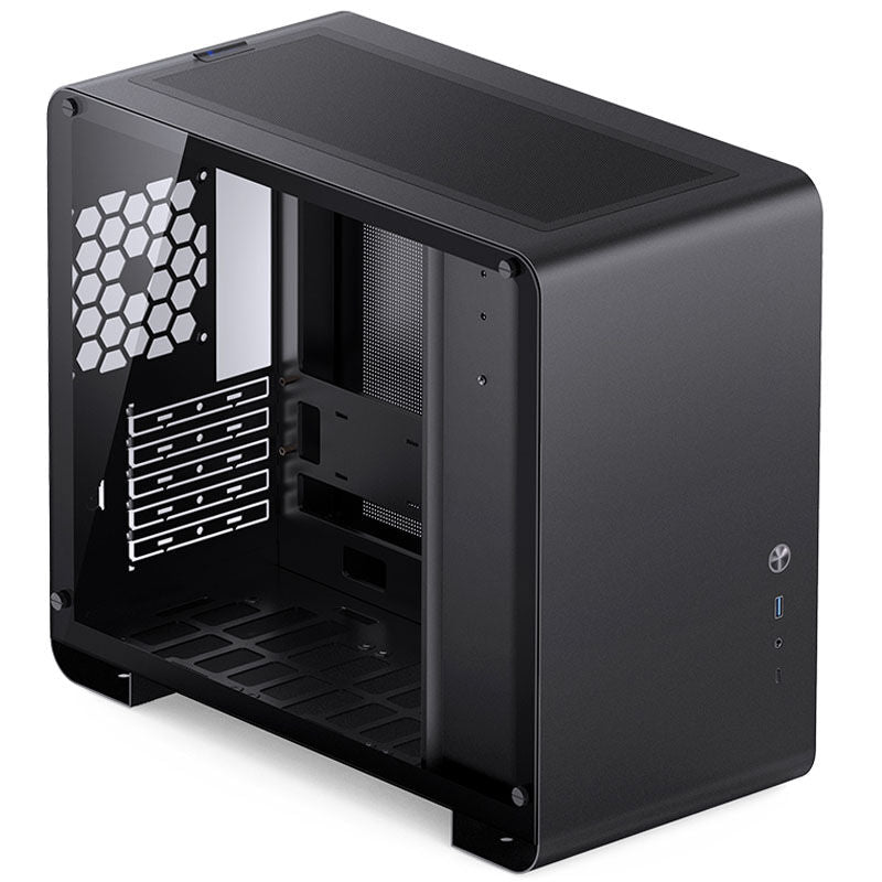 Jonsbo U4 Mini Micro-ATX kabinett herdet glass svart - Jonsbo