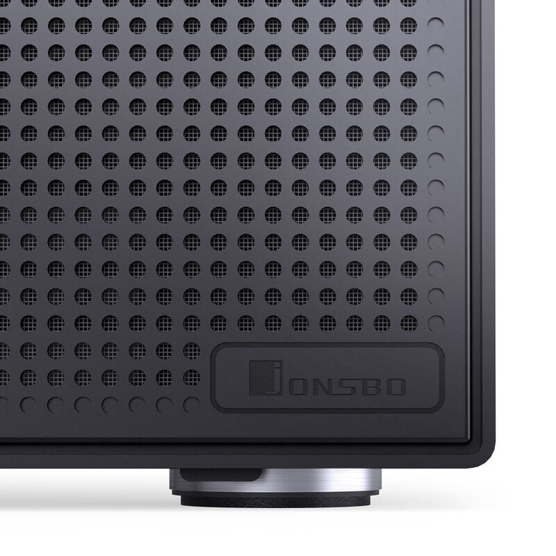 Jonsbo N4 NAS-kabinett Micro-ATX 6x 3,5" hot-swap svart - Jonsbo