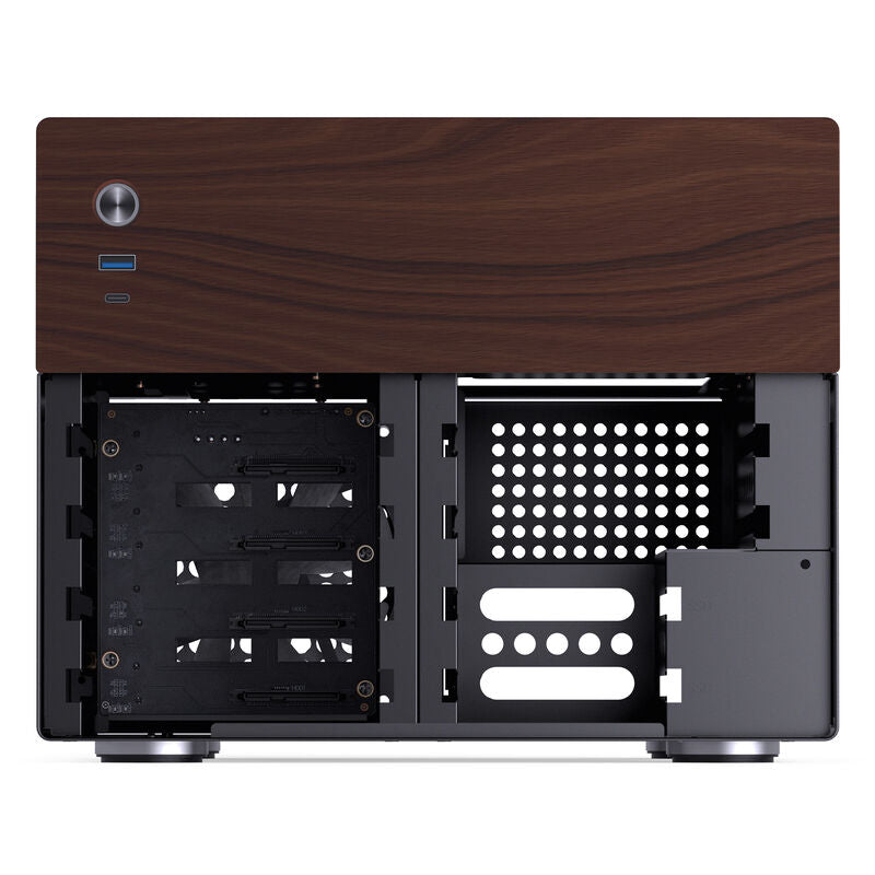 Jonsbo N4 NAS-kabinett Micro-ATX 6x 3,5" hot-swap svart - Jonsbo