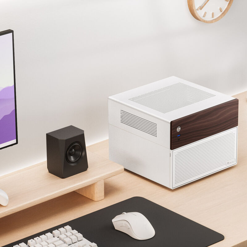 Jonsbo N4 NAS-kabinett Micro-ATX 6x 3,5" hot-swap svart - Jonsbo