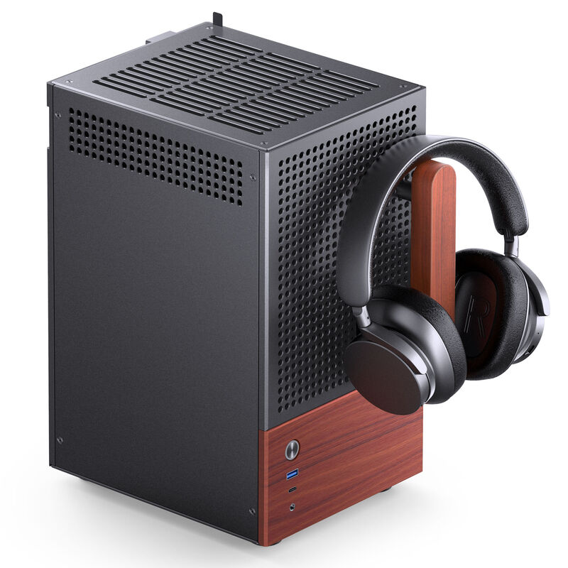 Jonsbo T6 kabinett Mini-ITX herdet glass sølv tre - Jonsbo