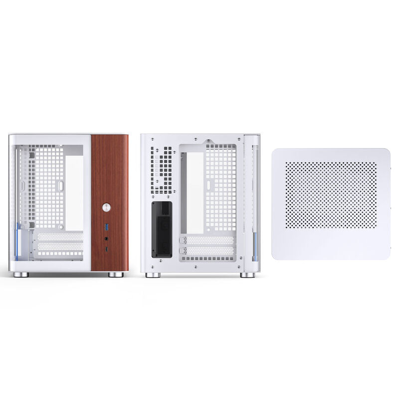 Jonsbo TK-0 kabinett minitårn Mini-ITX herdet glass hvit - Jonsbo