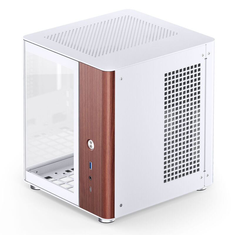 Jonsbo TK-0 Mini-ITX minitårn herdet glass hvit - Jonsbo