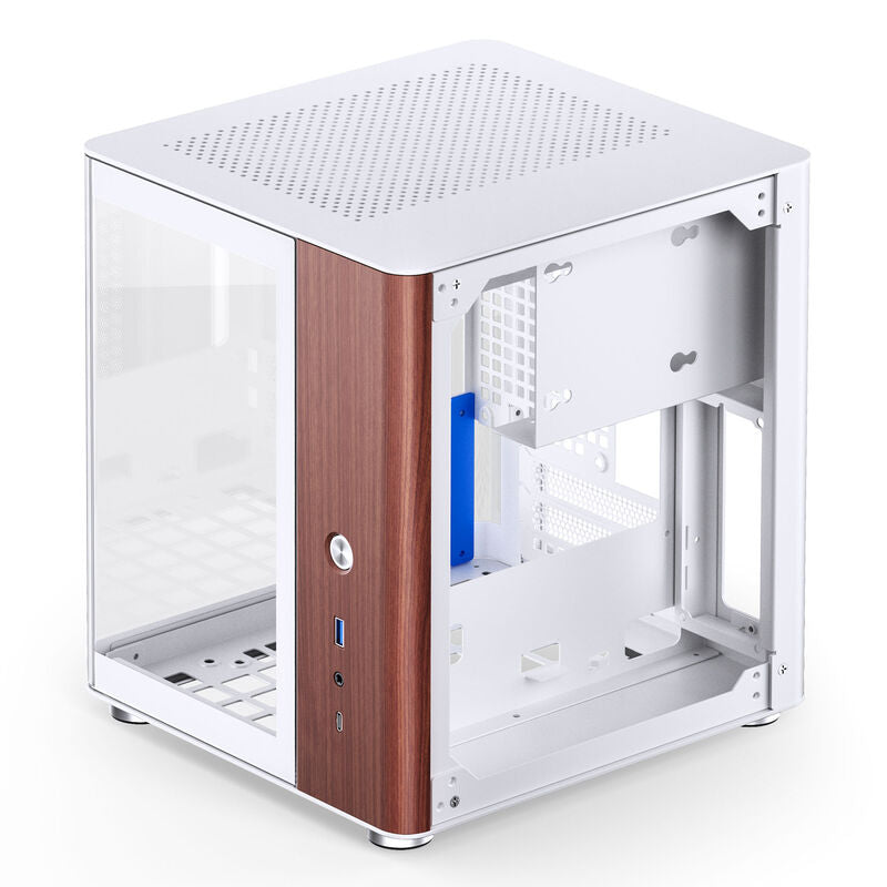 Jonsbo TK-0 kabinett minitårn Mini-ITX herdet glass hvit - Jonsbo