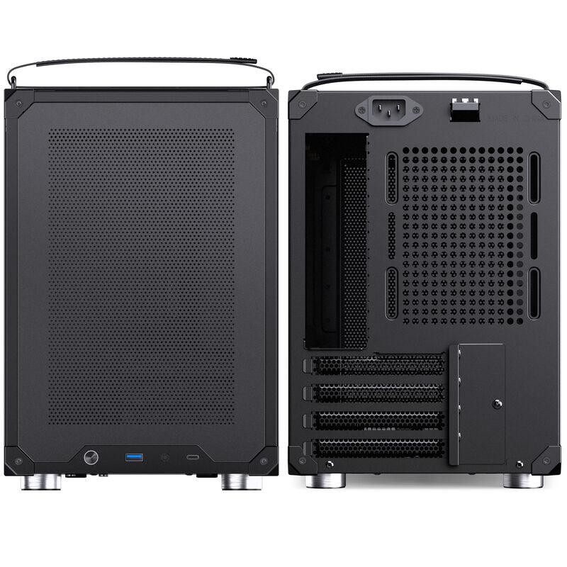 Jonsbo C6 MAX kabinett Micro-ATX herdet glass svart - Jonsbo