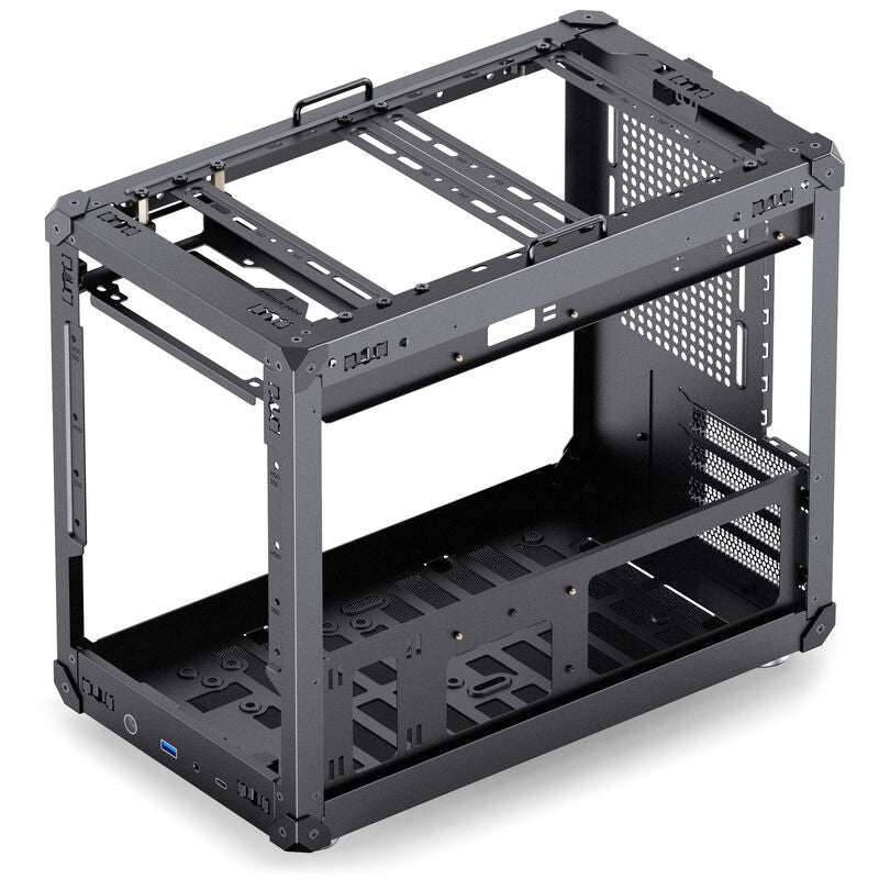 Jonsbo C6 MAX kabinett Micro-ATX herdet glass svart - Jonsbo