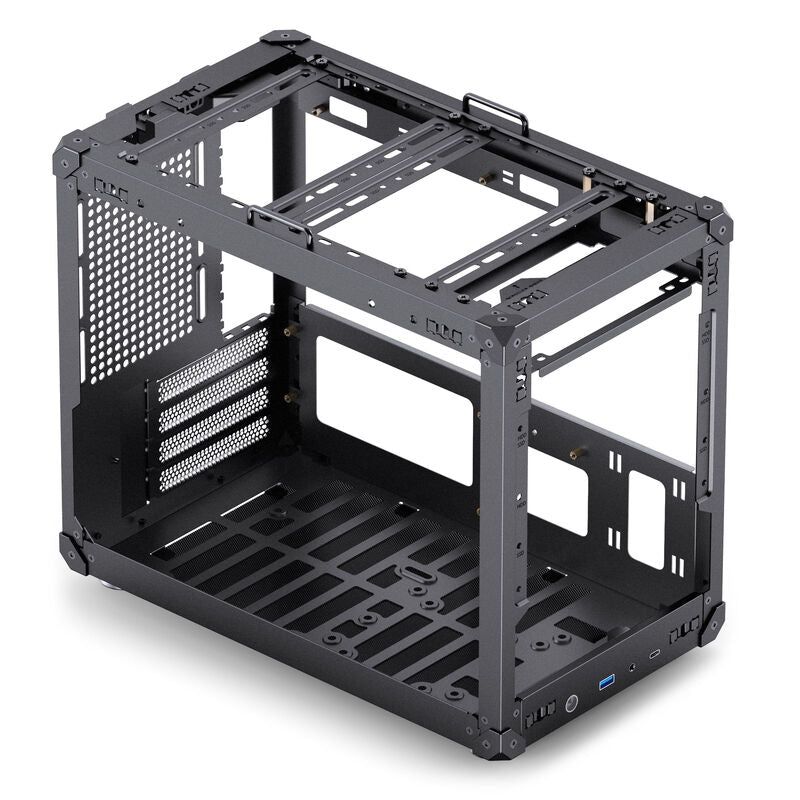 Jonsbo C6 MAX kabinett Micro-ATX herdet glass svart - Jonsbo