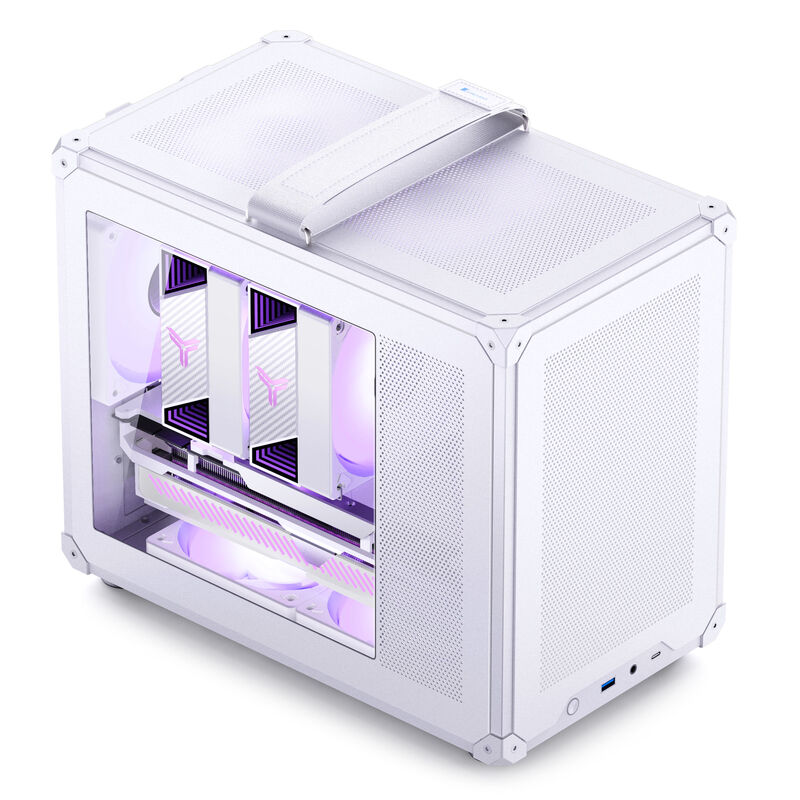 Jonsbo C6 MAX kabinett Micro-ATX herdet glass svart - Jonsbo