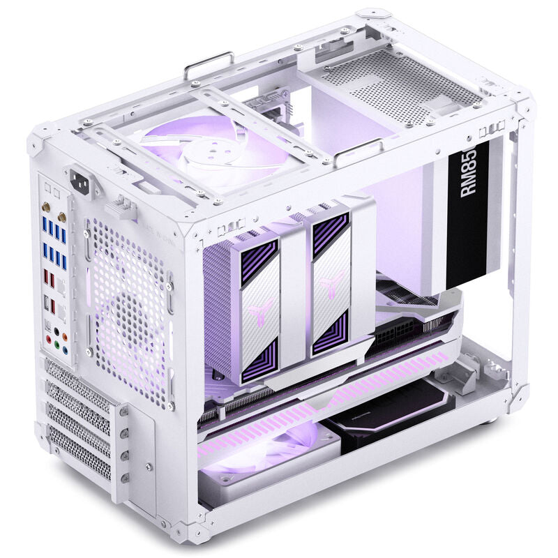 Jonsbo C6 MAX kabinett Micro-ATX herdet glass svart - Jonsbo
