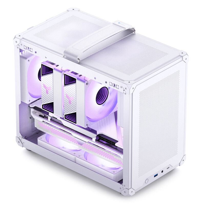 Jonsbo C6 MAX kabinett Micro-ATX herdet glass svart - Jonsbo