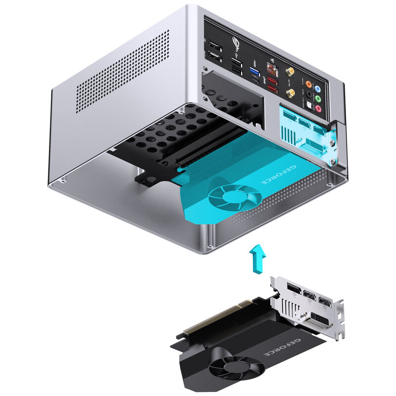 Jonsbo NV10 kabinett Mini-ITX kompakt svart - Jonsbo