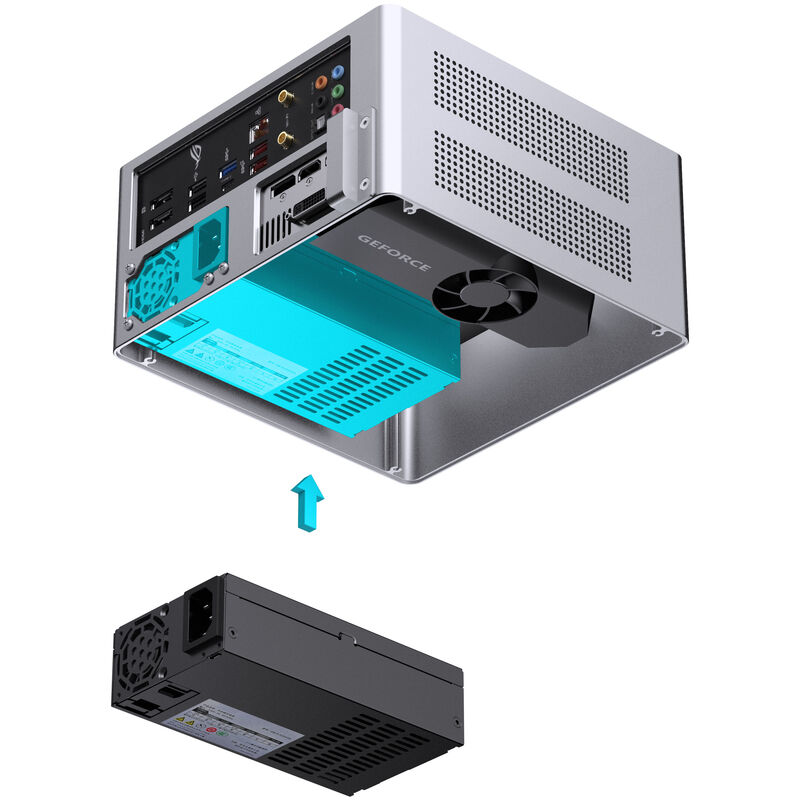 Jonsbo NV10 kabinett Mini-ITX kompakt svart - Jonsbo