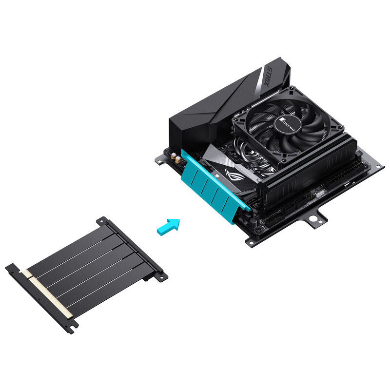 Jonsbo NV10 kabinett Mini-ITX kompakt svart - Jonsbo