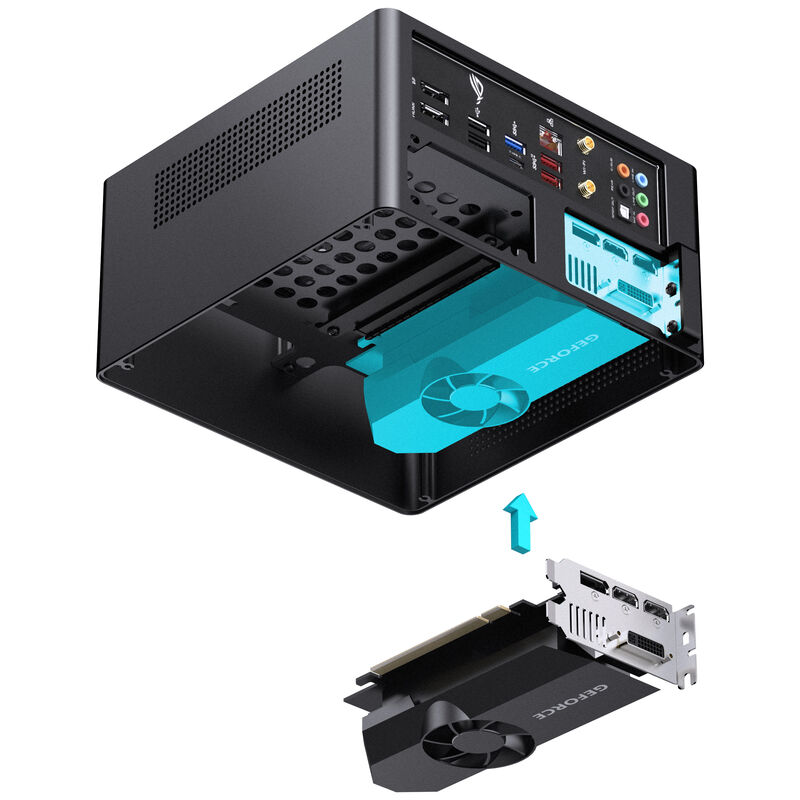 Jonsbo NV10 kabinett Mini-ITX kompakt svart - Jonsbo