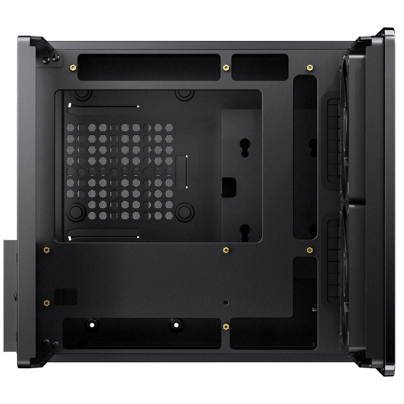 Jonsbo V12 kabinett minitårn Micro-ATX herdet glass hvit - Jonsbo