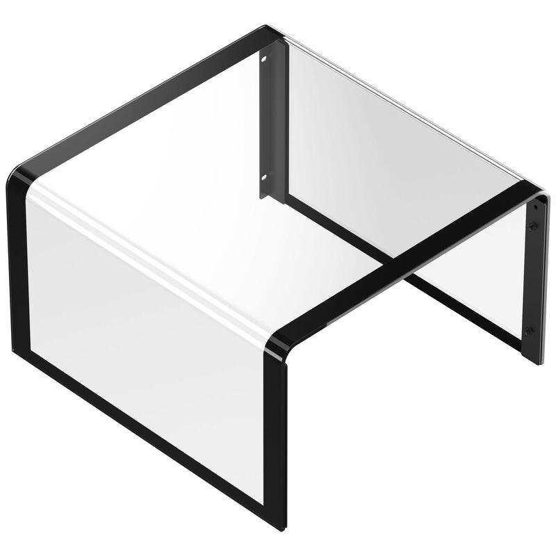 Jonsbo V12 kabinett minitårn Micro-ATX herdet glass hvit - Jonsbo