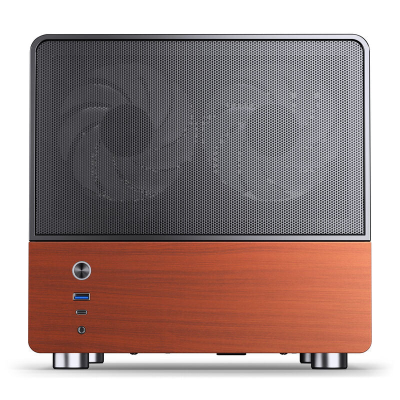 Jonsbo V12 kabinett minitårn Micro-ATX herdet glass hvit - Jonsbo