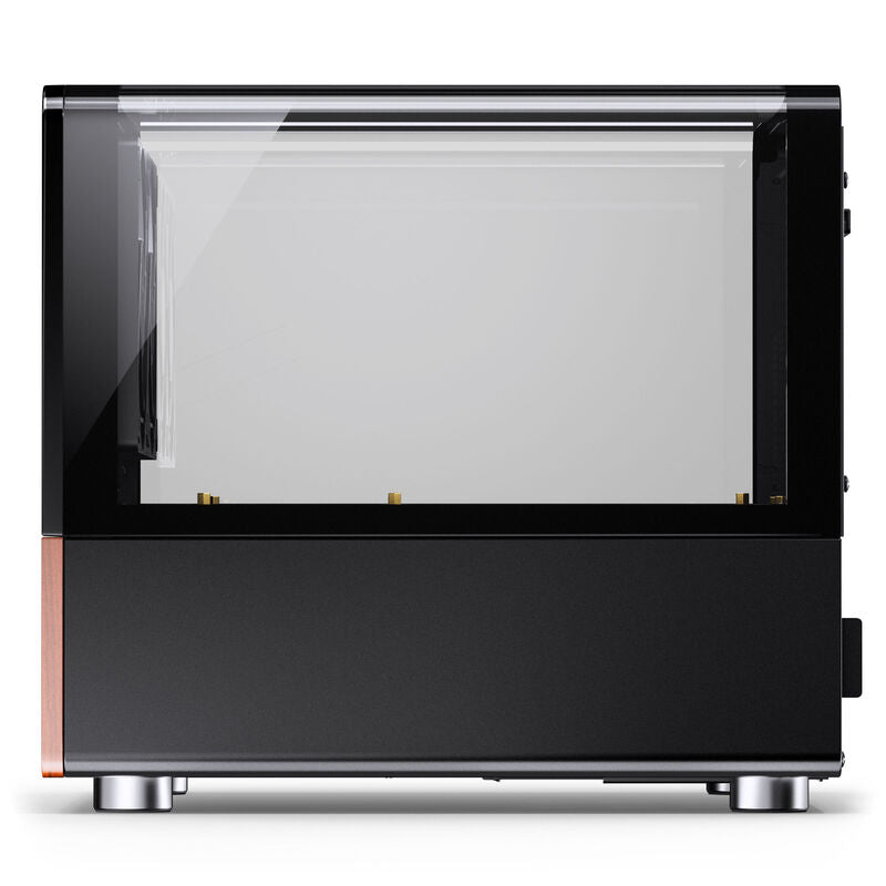 Jonsbo V12 kabinett minitårn Micro-ATX herdet glass hvit - Jonsbo