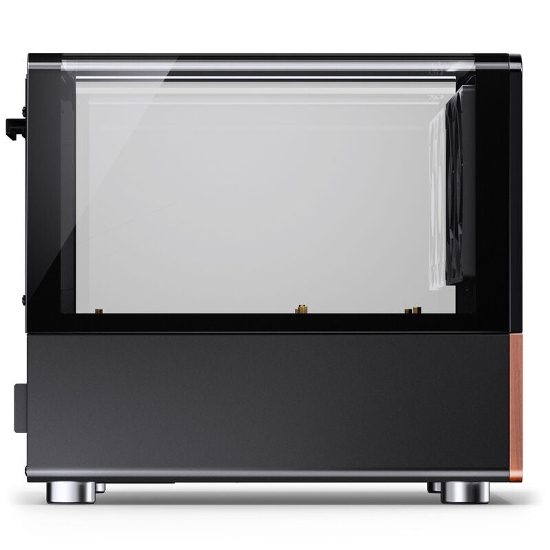 Jonsbo V12 kabinett minitårn Micro-ATX herdet glass hvit - Jonsbo