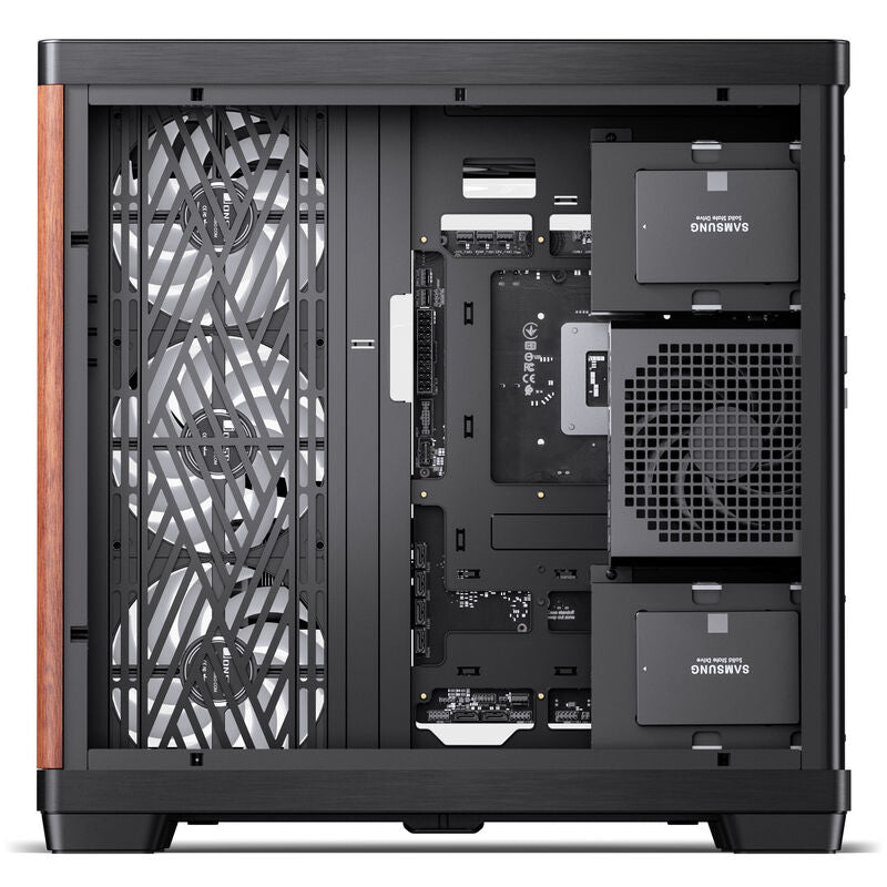 Jonsbo TK-4 Wood kabinett midtårn ATX herdet glass svart - Jonsbo