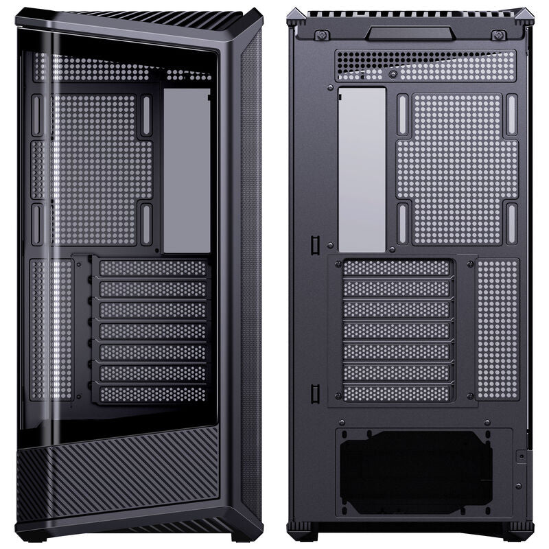 Jonsbo D400 kabinett midtårn ATX herdet glass hvit - Jonsbo
