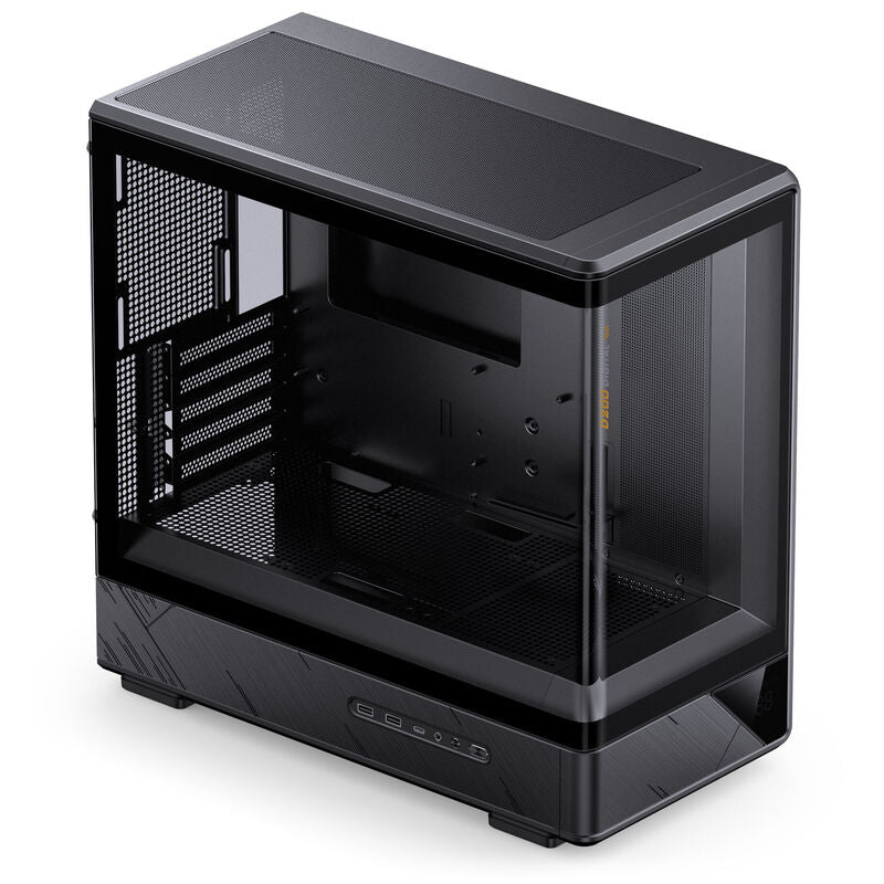 Jonsbo D200 kabinett minitårn mATX herdet glass svart - Jonsbo