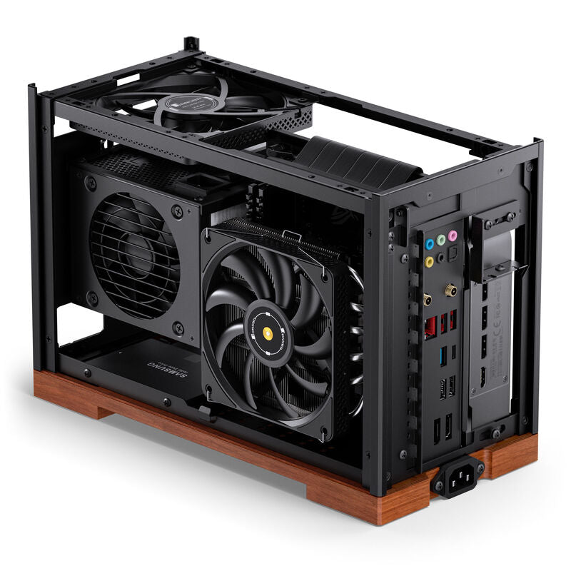 Jonsbo T9 Black Mini-ITX kabinett PCIe 5.0 riserkabel svart - Jonsbo