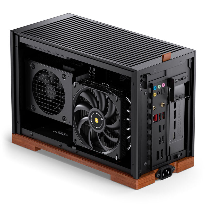 Jonsbo T9 Black Mini-ITX kabinett PCIe 5.0 riserkabel svart - Jonsbo