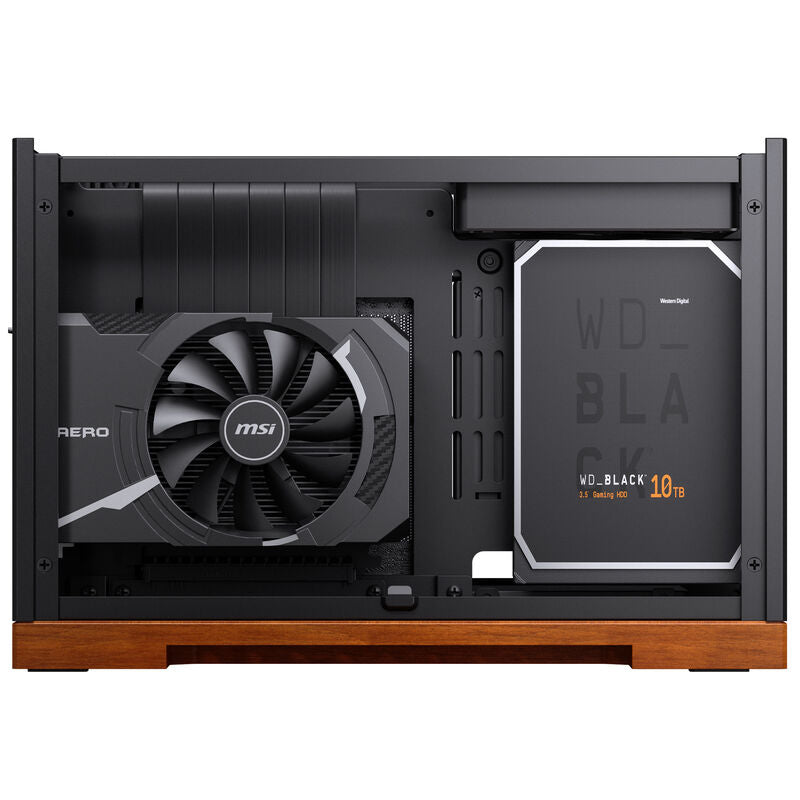 Jonsbo T9 Black Mini-ITX kabinett PCIe 5.0 riserkabel svart - Jonsbo
