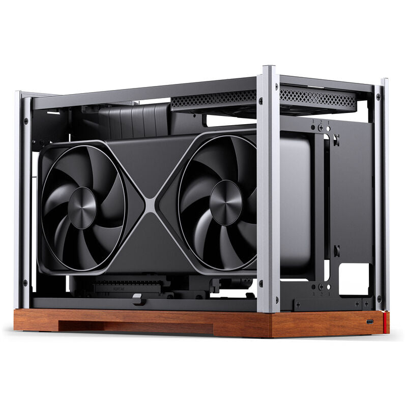 Jonsbo T9 Mini-ITX kabinett PCIe 5.0 riserkabel sølv - Jonsbo