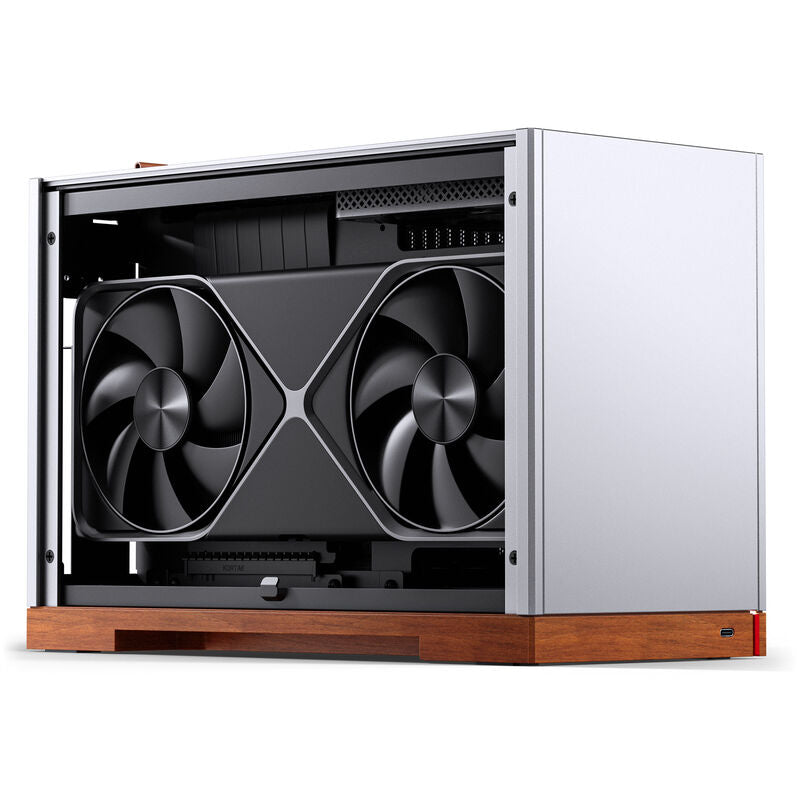 Jonsbo T9 Mini-ITX kabinett PCIe 5.0 riserkabel sølv - Jonsbo