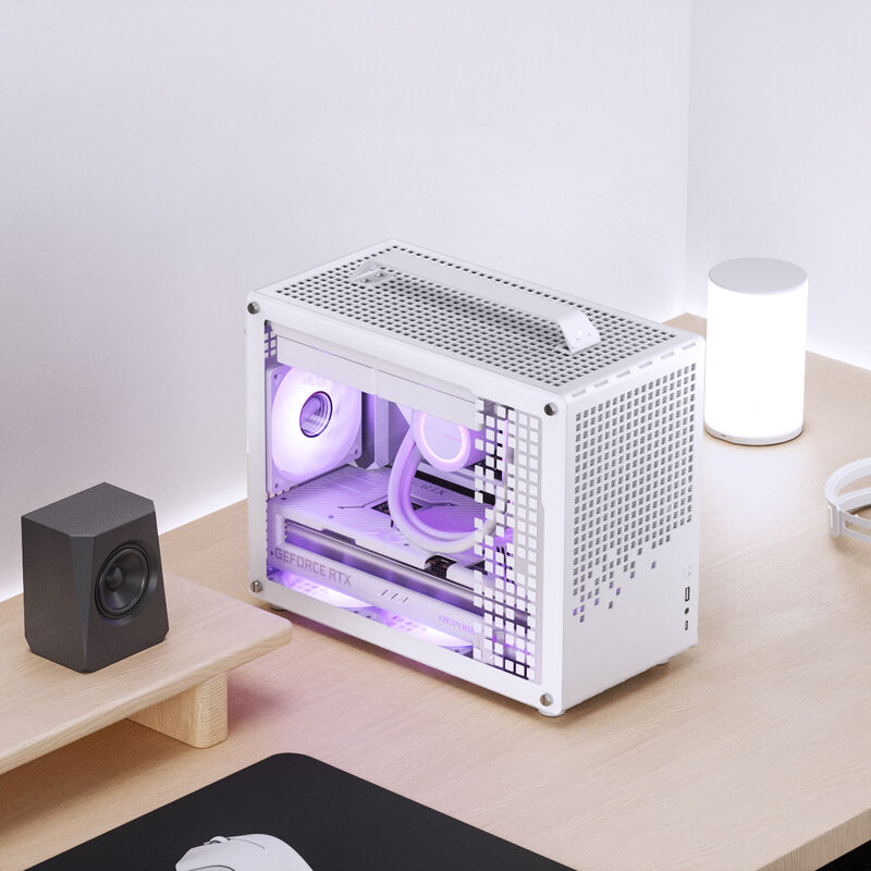 Jonsplus Z20 Micro-ATX kabinett med bærehåndtak svart - Jonsbo