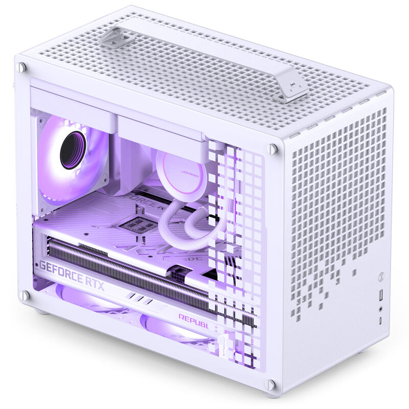 Jonsplus Z20 Micro-ATX kabinett med bærehåndtak svart - Jonsbo