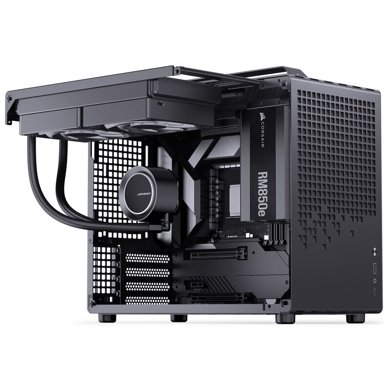 Jonsplus Z20 Micro-ATX kabinett med bærehåndtak svart - Jonsbo