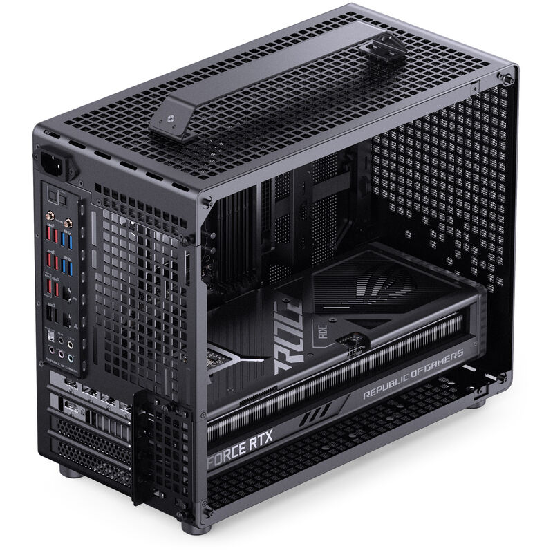 Jonsplus Z20 Micro-ATX kabinett med bærehåndtak svart - Jonsbo