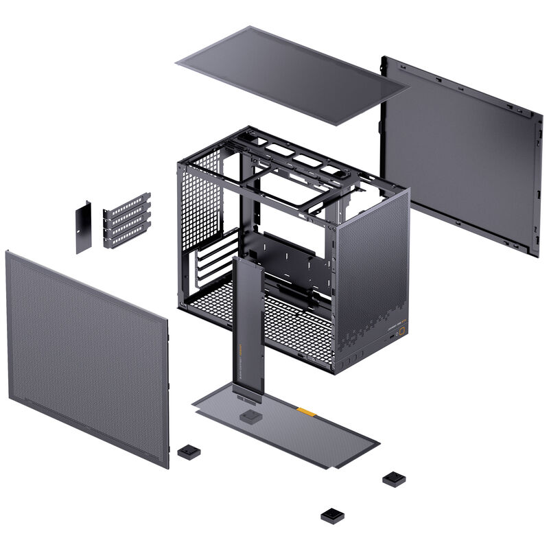 Jonsbo D32 STD Mesh kabinett mATX minitårn svart - Jonsbo