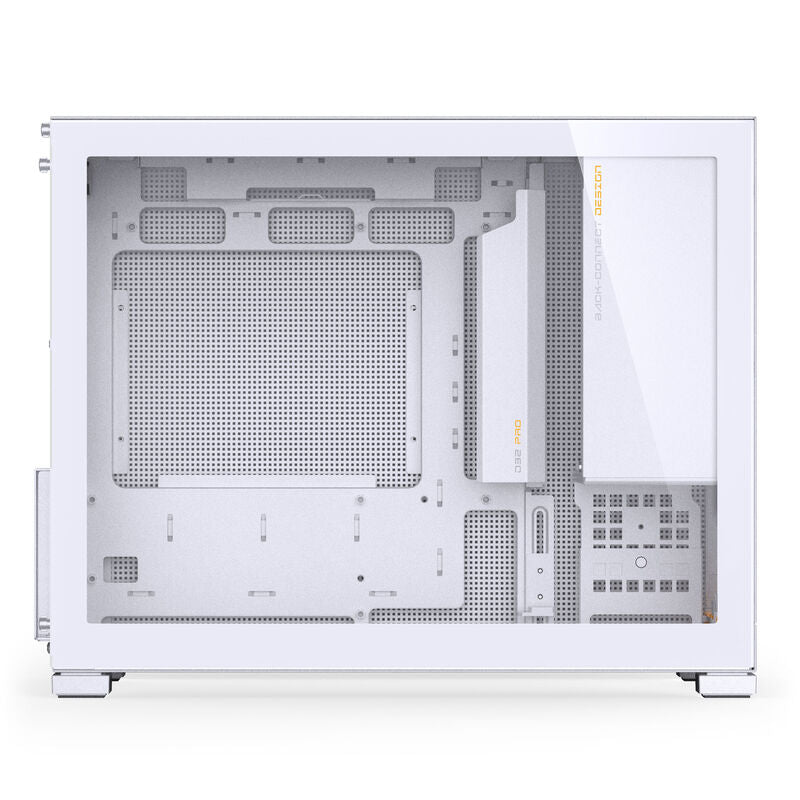 Jonsbo D32 PRO kabinett mATX herdet glass hvit - Jonsbo